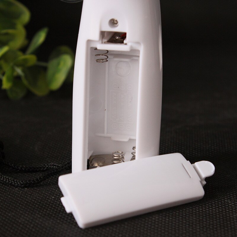 Mini LED Colorful Light Fan Portable Handheld Cooling Fan Battery Operated LED Flashing Fan Student Ideal Fans Desktop