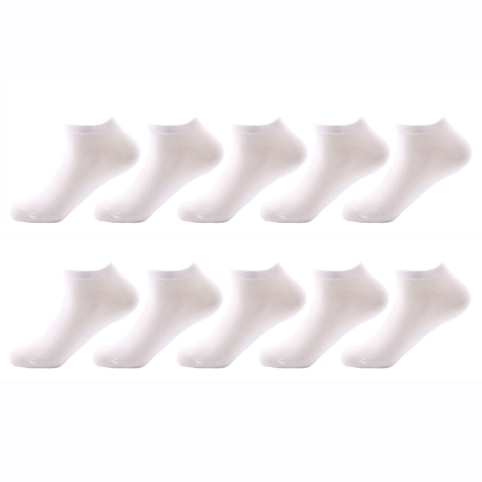 10 Pairs Ankle Socks Men Socks Low Cut Ankle Sock Men Short Socks Casual Sports Cotton Socks Men&#39;s No Show Socks Size 6-11: 10 Pairs white