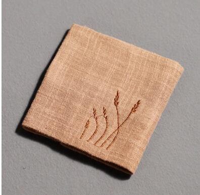 Simle Zen-Toalla de té de estilo chino, tapete pequeño de lino y algodón, paño de té absorbente grueso especial: 4
