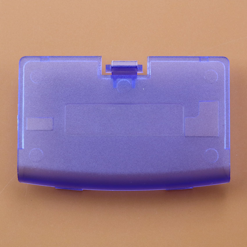 JCD Tapa de batería de plástico de repuesto de 17 colores para Gameboy Advance GBA: Marrón