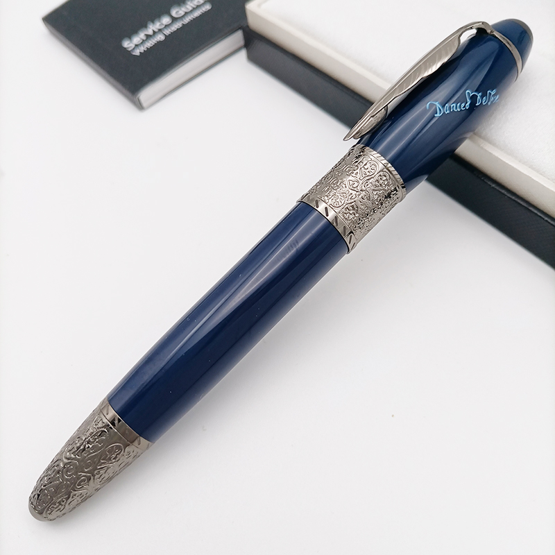 Luxe rollerball balpen met vulpen, model mb, esdoornblad op penclip, schrijfwaren voor zakelijk gebruik, school, kantoor.