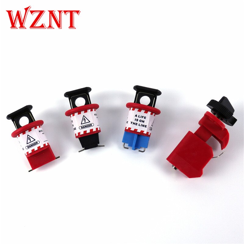 Small circuit breaker lock energy isolation air switch electrical Inside of the needle outward Lock up Safety lock 4 models