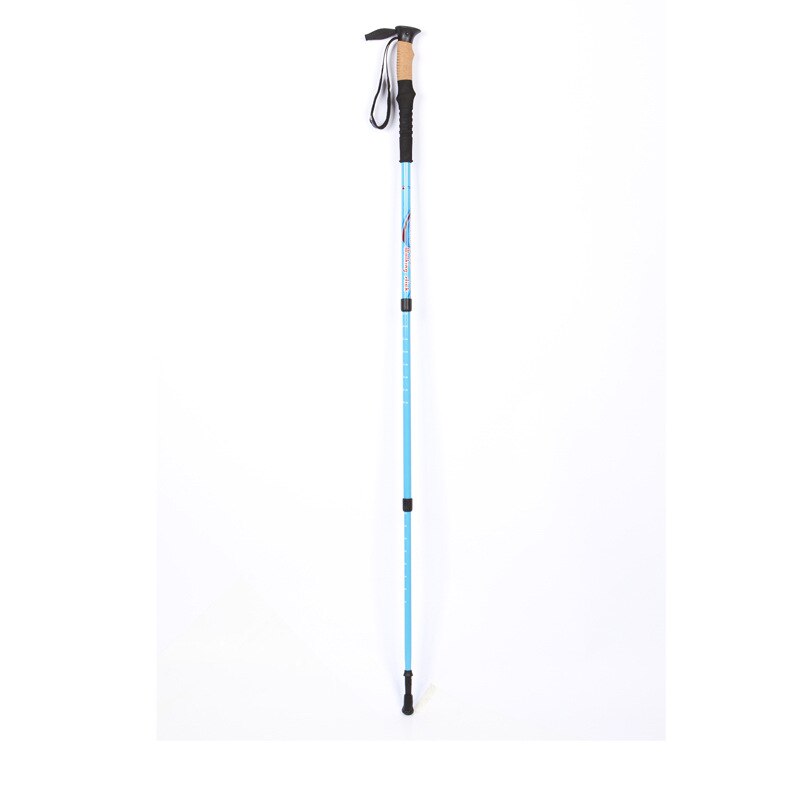 Bastón de senderismo ultraligero, palo de Trekking, 3 secciones, 260g, para exteriores, Alpenstock de carbono