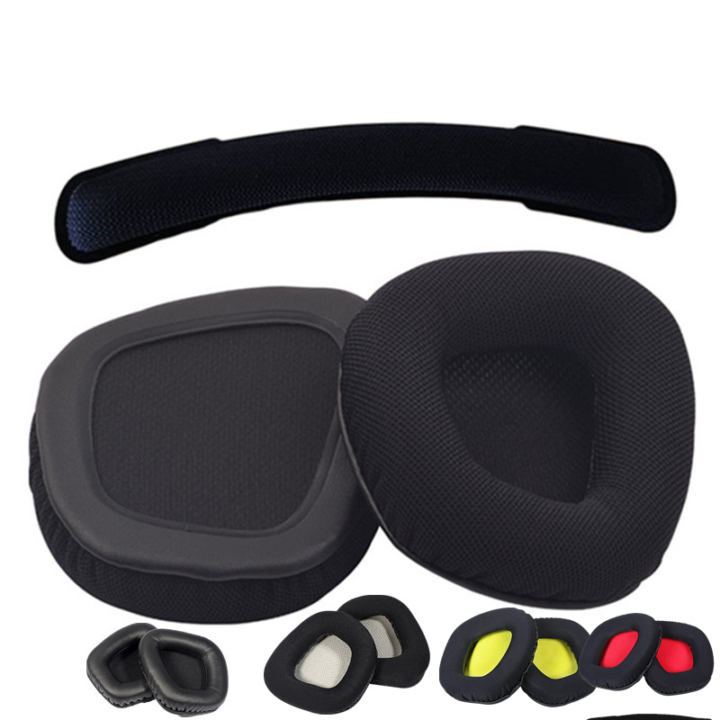 Protein-Ohrpolster für Corsair Void PRO RGB 7.1 Gaming Headset Ersatz-Kopfhörer Memory Foam Ersatz-Ohrpolster Schaumstoff-Ohrpolster