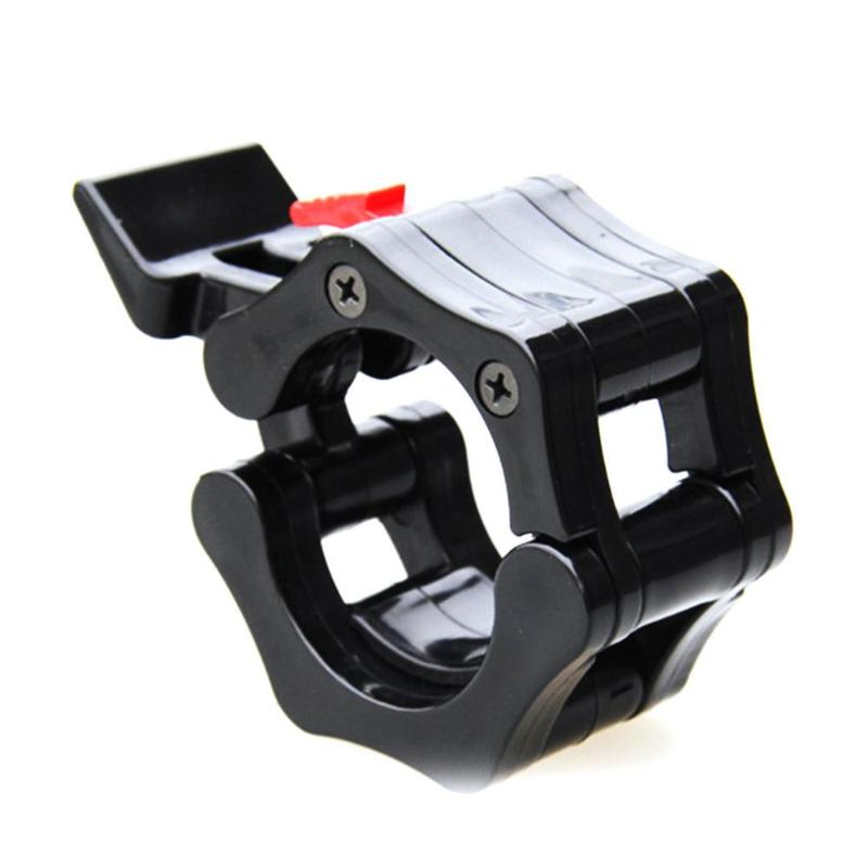 50mm Barbell Clamps Olympic Weight Bar Plate Locks Collar Clips Quick Release for Workout Weightlifting Fitness Training