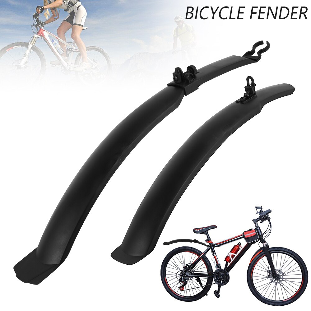 Bicycle Mudguards Colorful Front / Rear Tire Mudguards Carbon Fiber Wheels Fender MTB Mountain Bike Road Cycling Fix Gear
