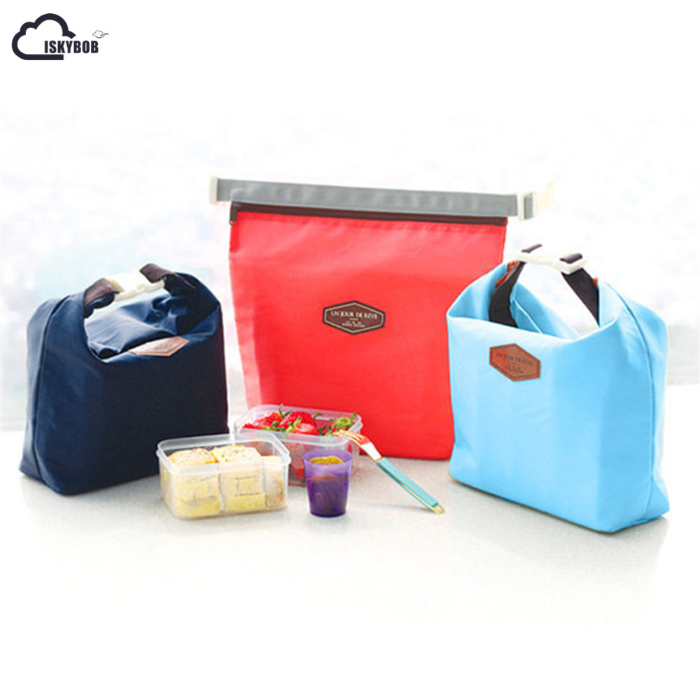 ISKYBOB Cooler Bag Folding Insulation Large Meal Package Lunch Picnic Bag Insulation Thermal Insulated Waterproof