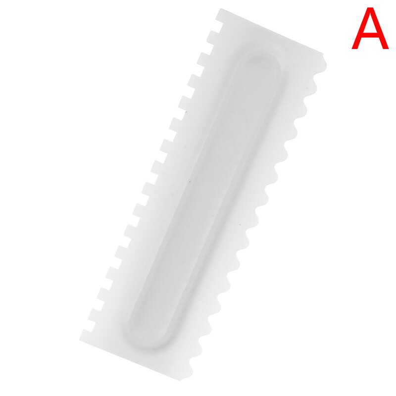 Cake Decorating Comb Icing Smoother Cake Scraper Pastry 4Design Textures Baking Tools VIP for Cake Tool
