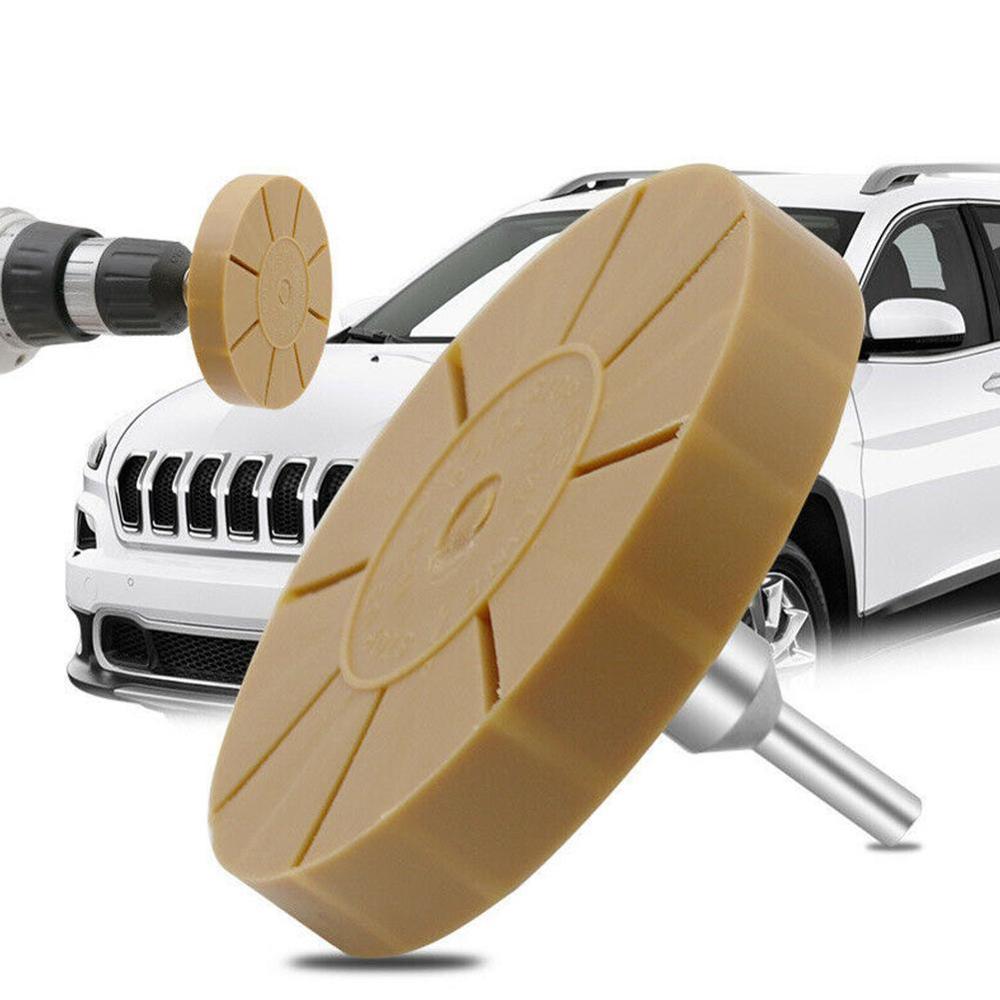 3.5 inch 88MM Universal Rubber Eraser Wheel For Remove Auto Glue Sticker Pneumatic Adhesive Car Paint Repair Degumming Disc