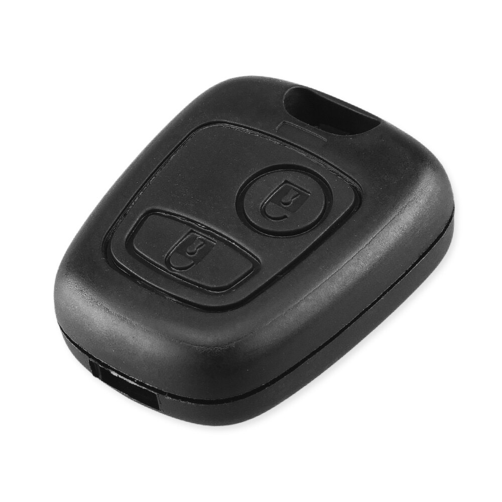 Keyyou autosleutelbehuizing voor citroen  c1 c2 c3 c4 xsara picasso  hu83/ va2/ zonder blad, 2- knops afstandsbediening, lege behuizing