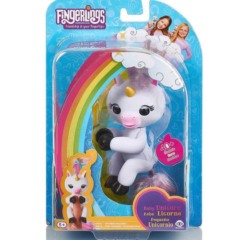 UNICORNIO FINGERLINGS BLANCO GIGI INTERACTIVO