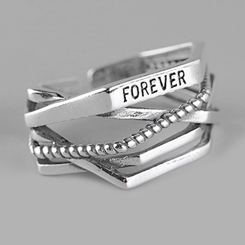 Zomer Strand Open Brief Ringen Voor Vrouwen Meisjes Verstelbare Finger Ring Charm Sieraden
