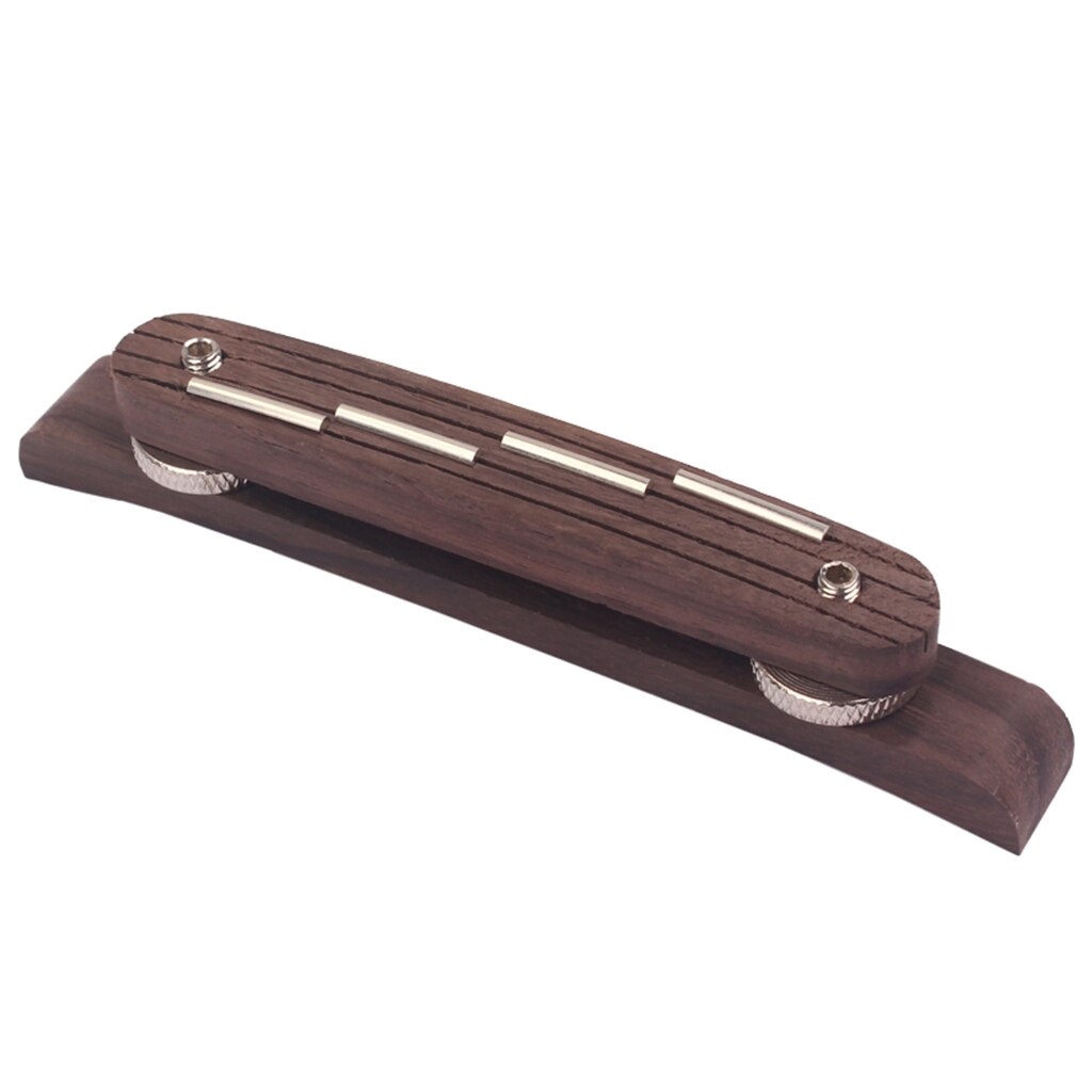 Rosewood Adjustable Mandolin Bridge for Guitar Bass Mandolin