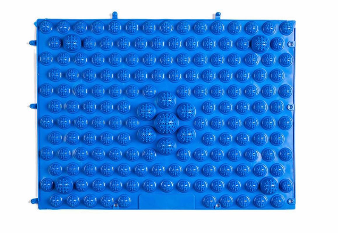 Finger presser foot foot massage pad press toe plate toe press plate foot pad good for health and promote blood circulation: Blue