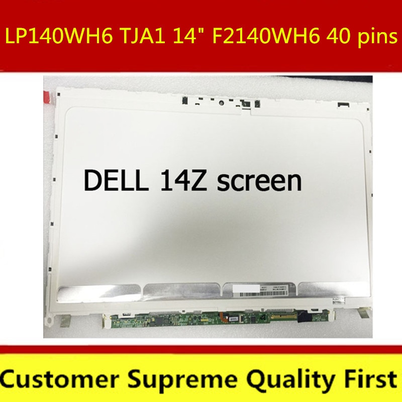 Original lcd display for dell xps 14z screen LP140WH6 TJA1 14" F2140WH6 Laptop LCD Screen