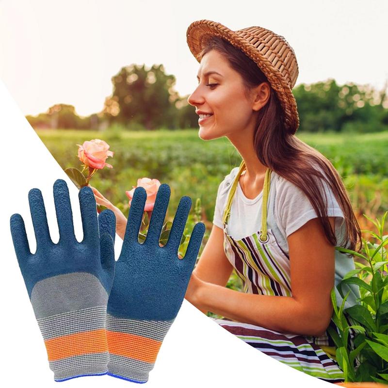 1 paar tuinhandschoenen Steekbestendig Waterdicht Onderhoudswerk Rubberen handschoenen Tuinbeschermende uitrusting Veiligheid plantgereedschap