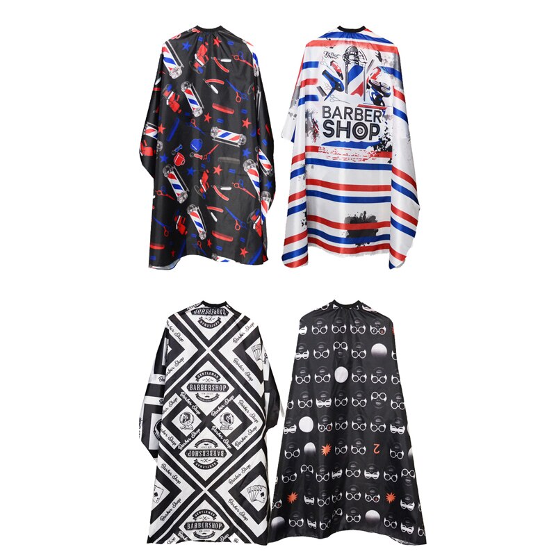 Frisörsäng mönster klippa hår vattentät tyg salong frisör cape frisör retro frisör tyg