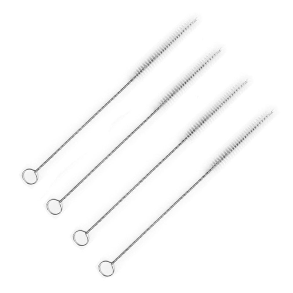 Brosse de paille souple en spirale | Bouteille Portable, brosse de paille douce, brosse de nettoyage ménager, bouteille en acier inoxydable, brosse de paille, brosse de tasse