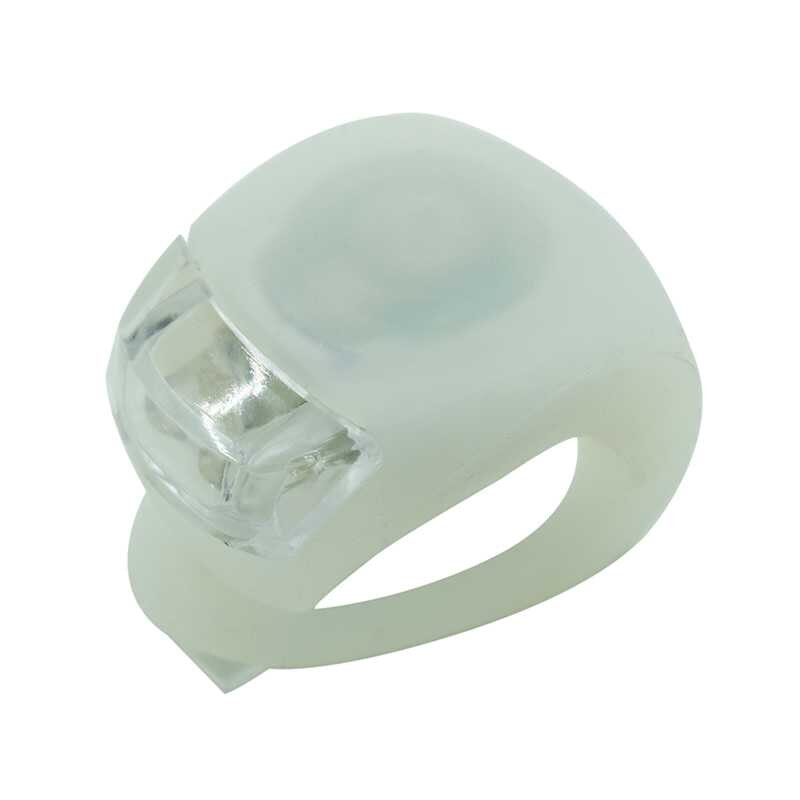 WasaFire Siliconen Fietsen Bicicleta Head Voor Achter Wiel LED Flash Veiligheid Velo Fiets Licht Vissen Fiets Lamp Fietsen Tailight: White