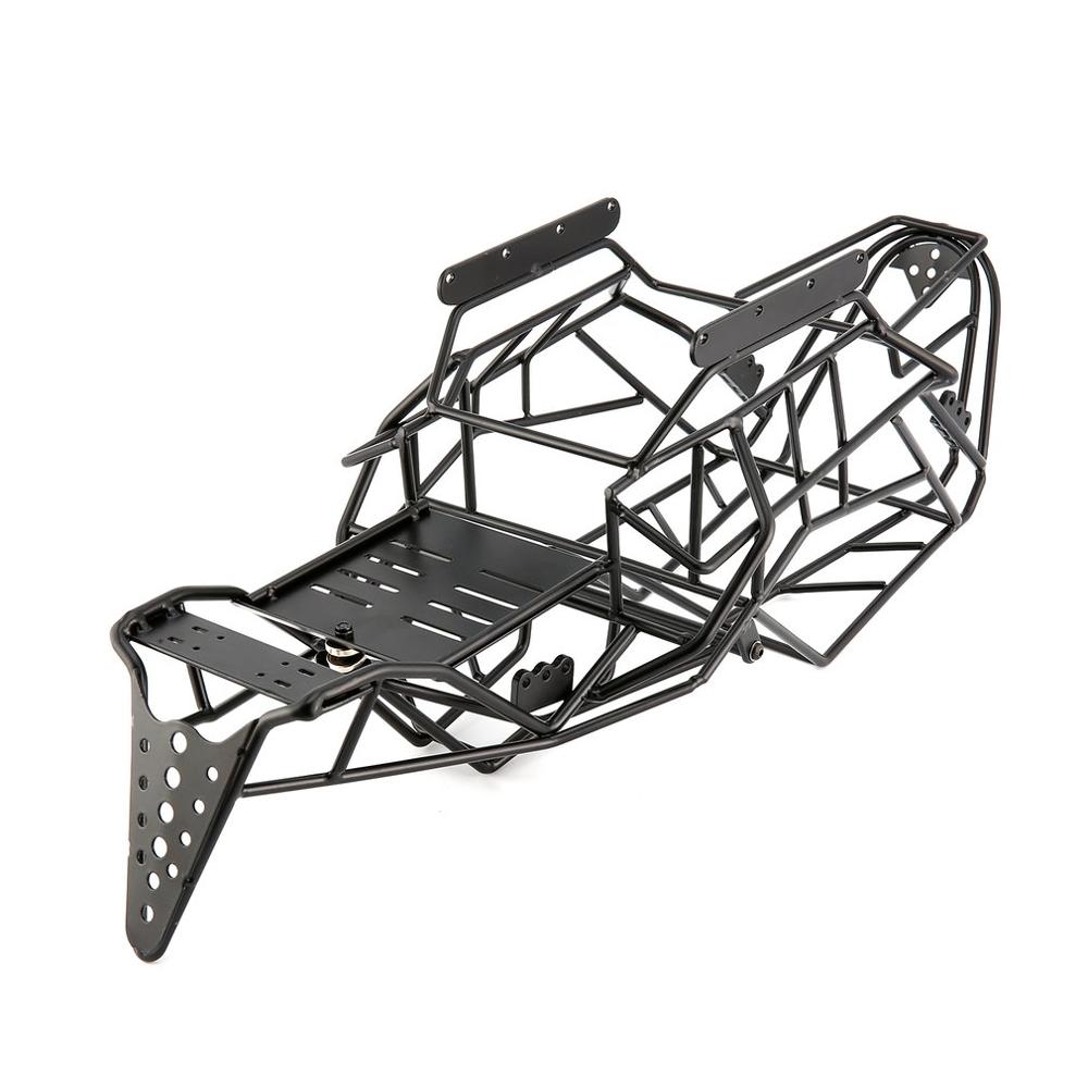 Truck Full Metal Roll Cage Frame Body Black Chassis whith ESC Mount Plate for 1:10 Axial Wraith 90018 Repack Accessories: Default Title