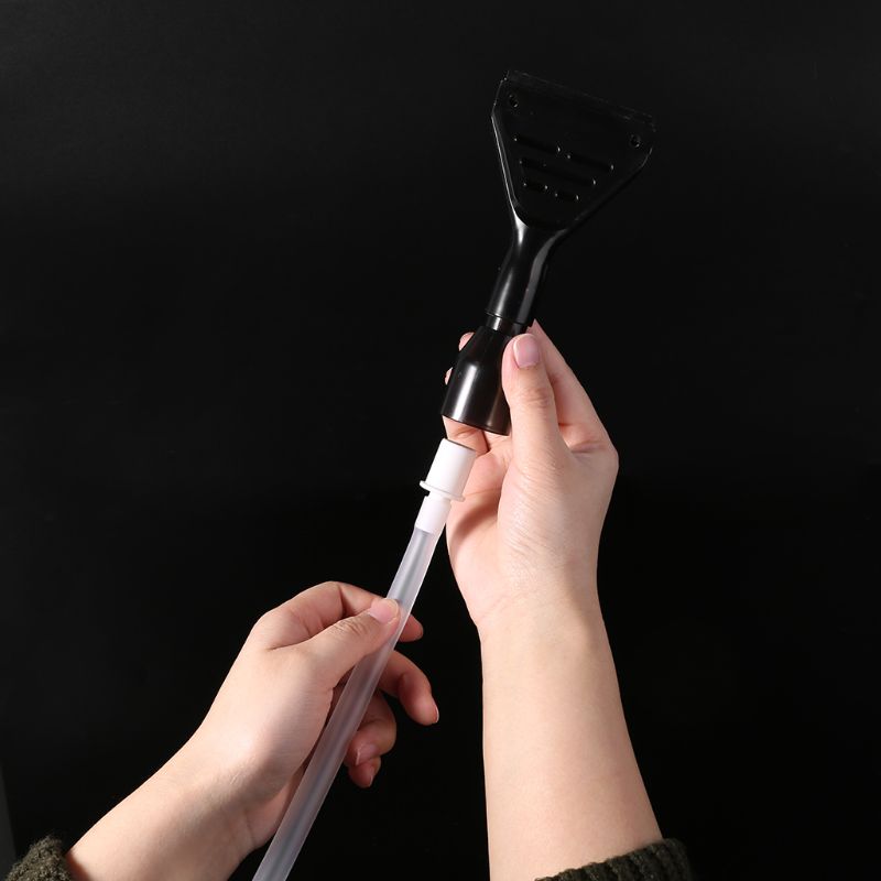 Aquarium Fish Tank Cleaner Quick Release Aquarium Vacuum Siphon Pump-Fish Tank Drainer Gravel Cleaner Water Filter