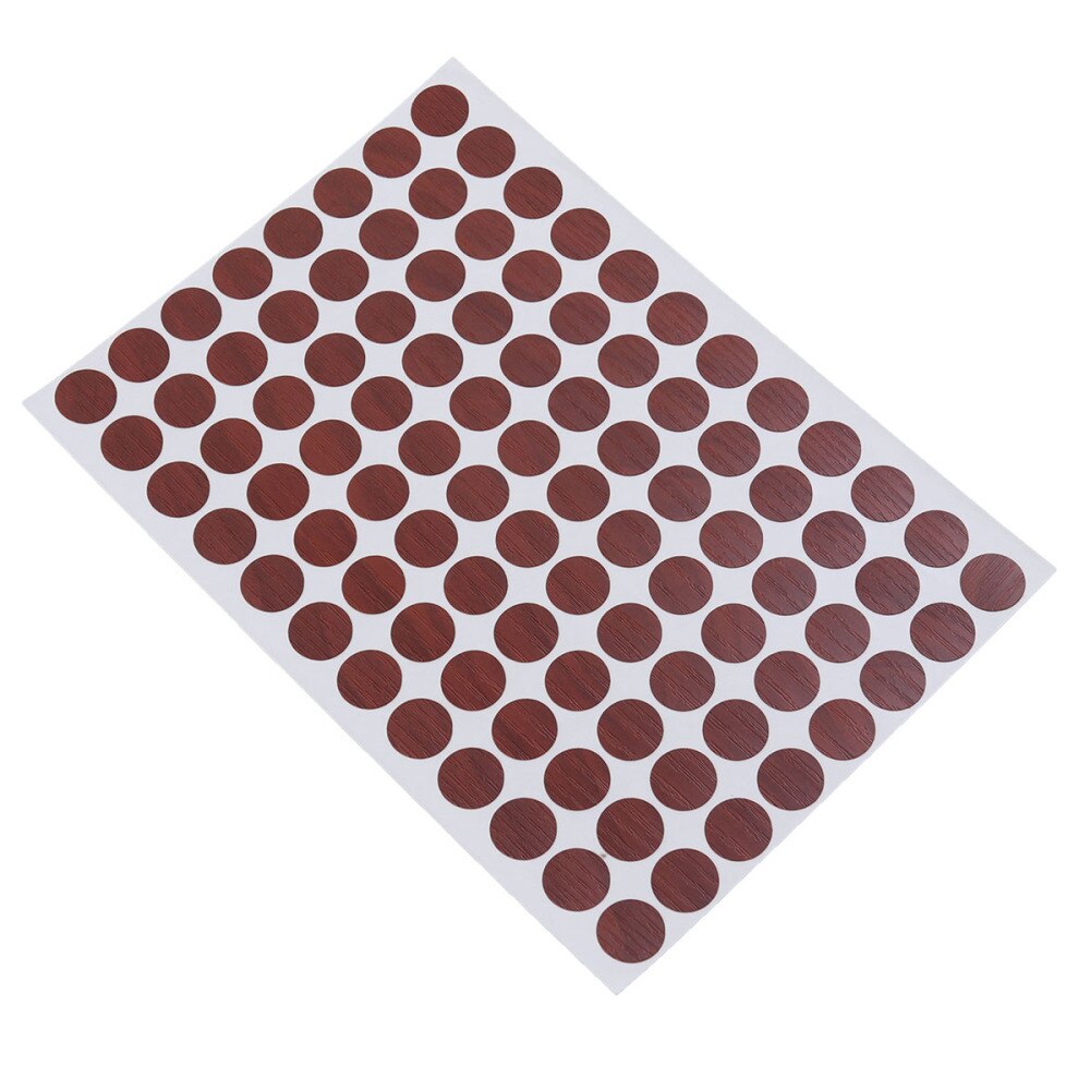 96pcs/sheet Screw Hole Cover Non-slip Decorative Screw Hole Cap Decal for Furniture: As Shown 2