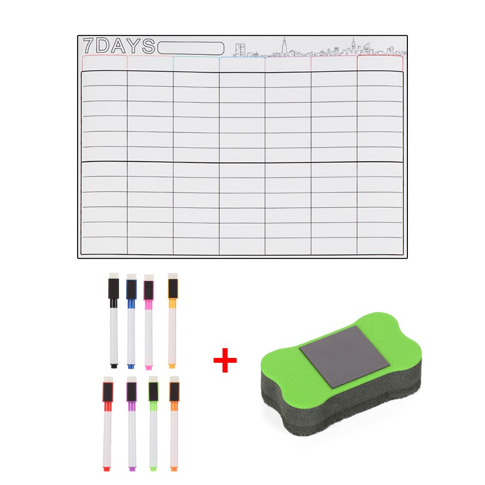 1 set Fridge Calendar, Magnetic Dry Erase Calendar , Monthly Calendar Whiteboard, Desk & Wall & Fridge Calendar/Planner: SET 5