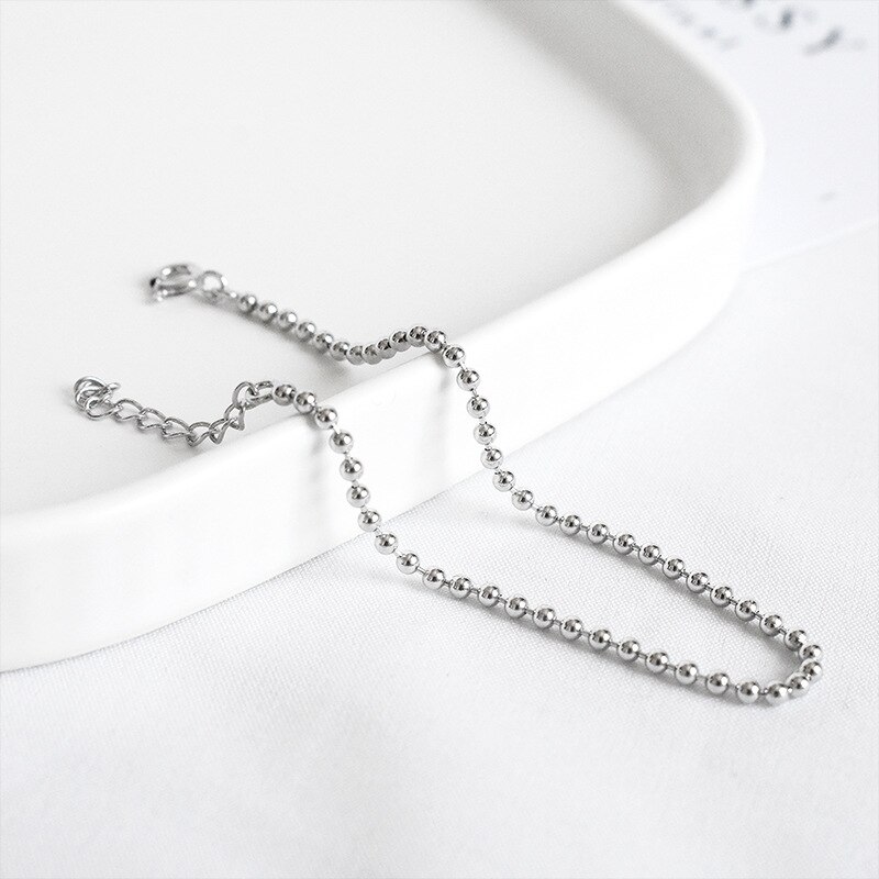 La Monada Fijn Zilver 925 Sieraden Armband Vrouwelijke Vrouw Kralen Ketting Minimalistische Armbanden Voor Vrouwen Zilveren 925 Sterling