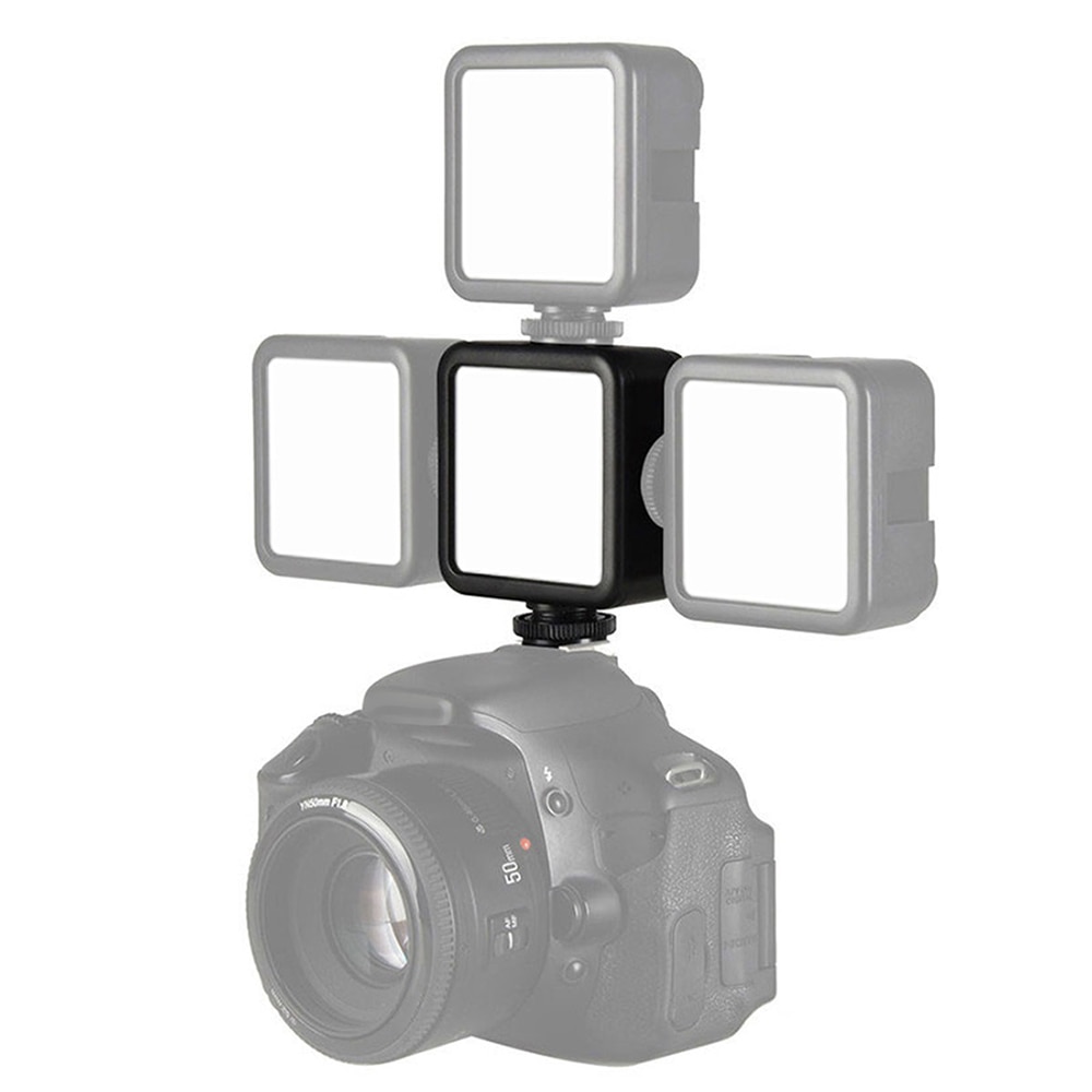 Ulanzi VL49 Mini Led Video Light Voor Canon Nikon Sony Dslr Camera Fotografie Lamp 6W Dimbare 5500K CRI95 + Met Koud Shoe Mount