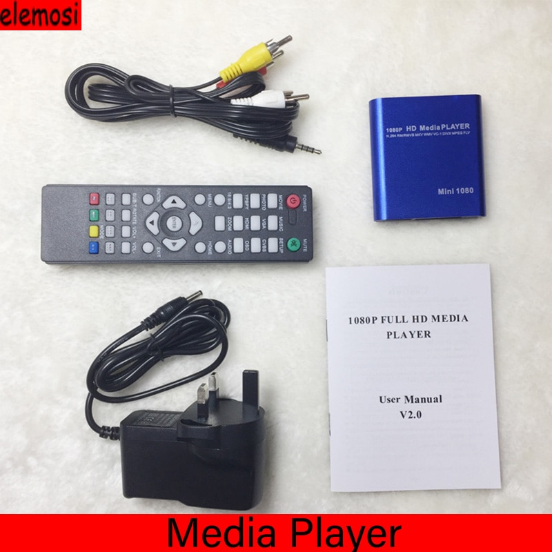 Mini 1080 hd- speler hdmi-media-hdd-speler 3d- box met hdmi/av/usb/sd/mmc fat/fat 32/ ntfs voor russisch