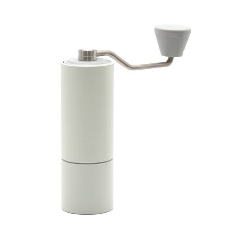 Timemore — Moulin à café manuel châtaignier C2, mis à jour, , aluminium, manuel, broyeur de bavure, en acier inoxydable, mini machine: C2 White