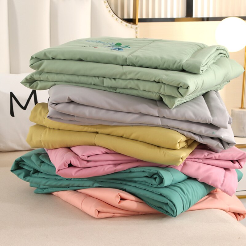 Mint Airconditioning Quilt Eenvoudige Japanse Stijl Zomer Koel Dekbed Enkel Dubbel Student Quilt