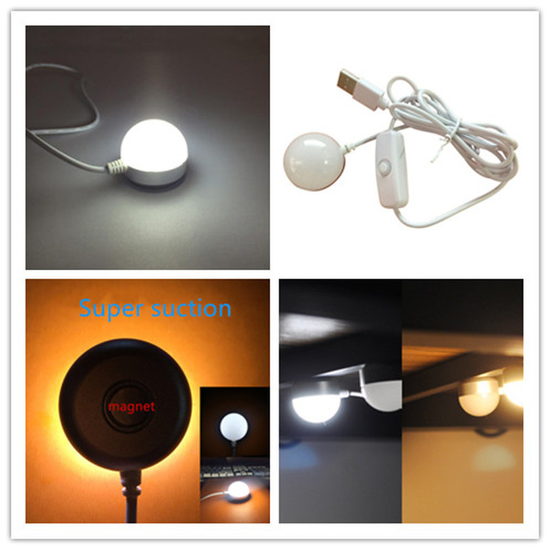 LED Boek Licht USB Powered 2W Mini Energiebesparende LED Lamp voor Studeerkamer Draagbare Leeslamp Creatief magneet Licht