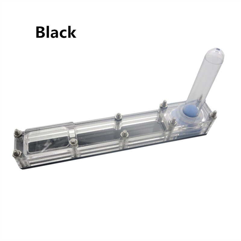Small ant farm with Active Zone Water pipes provide humidity Suitable for the queen of ants 14*2.2*1.6cm: Black