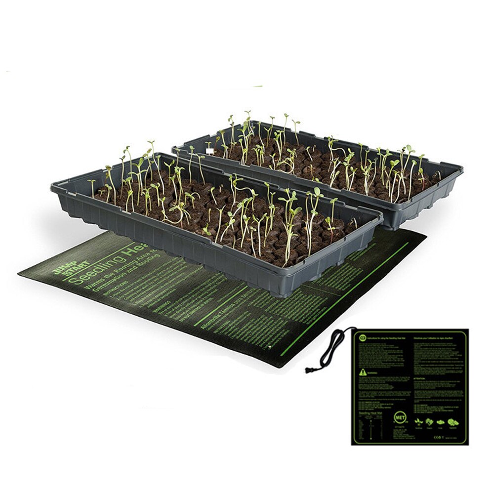 Tapis chauffant imperméable pour plantes 50x50, tapis chauffant pour semis, fourniture de jardin, graines, Germination, Propagation, Clone, démarreur