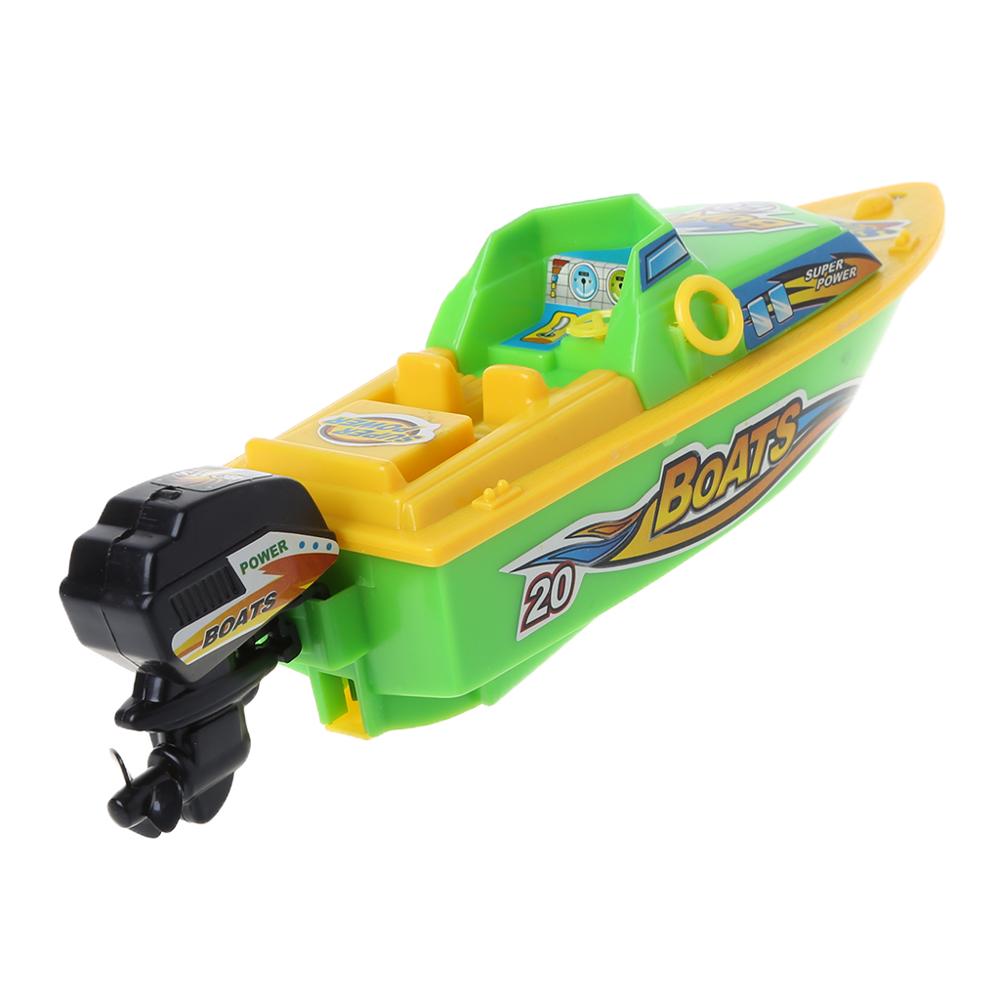 High Speed Electric Boat Plastic Launch Children RC Toys Speedboat Water Play For Kids