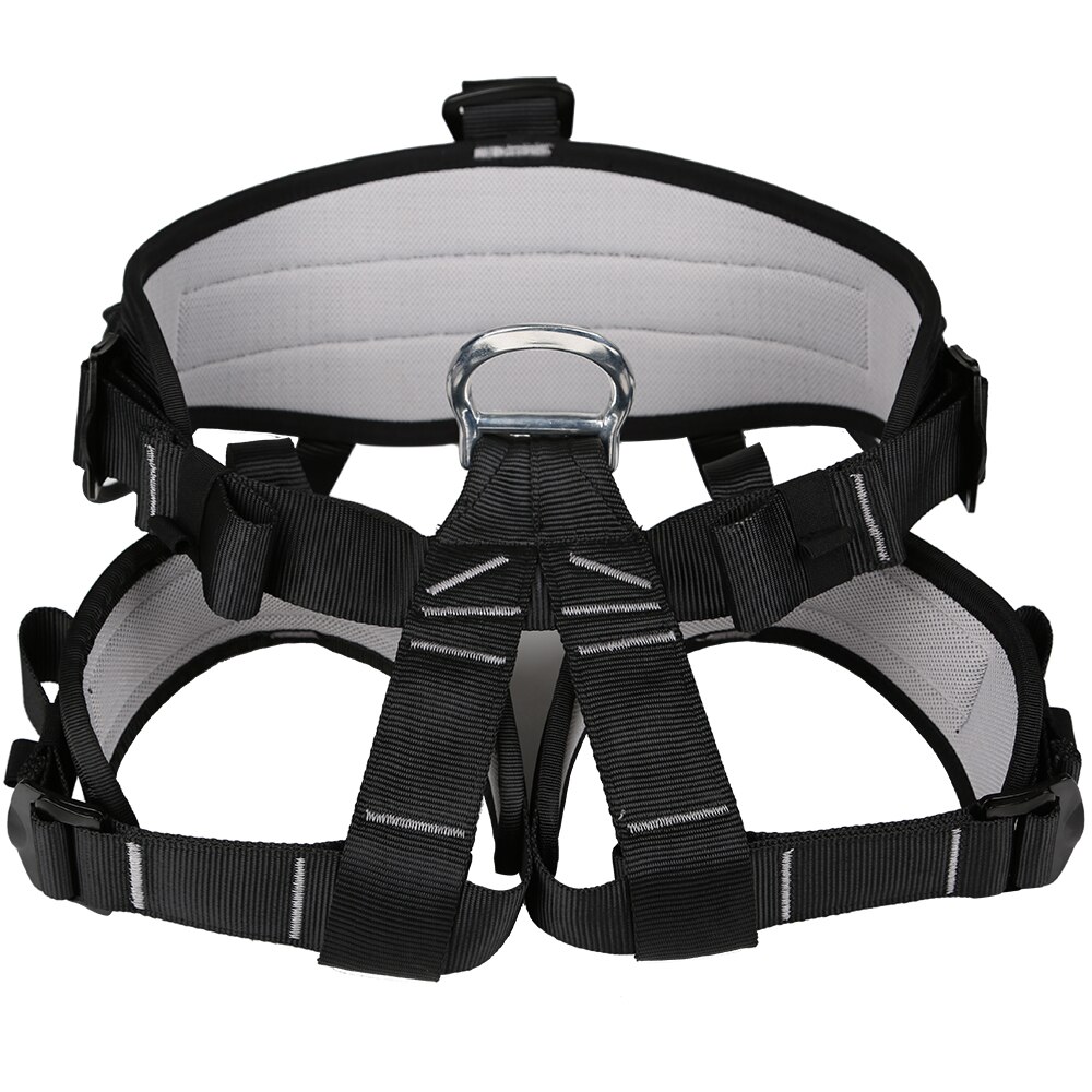 Pro Safety Harness Mountaineering Rock Tree Climbing Rappelling Equip Gear
