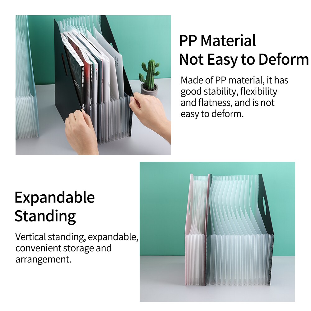 Uchwyt na dokumenty A4 w stylu organowym rozbudowy Organizer robić dokumentów ambona stojak na ulotki przechowywanie z 13 przegródkami robić domowego biura szkolnego