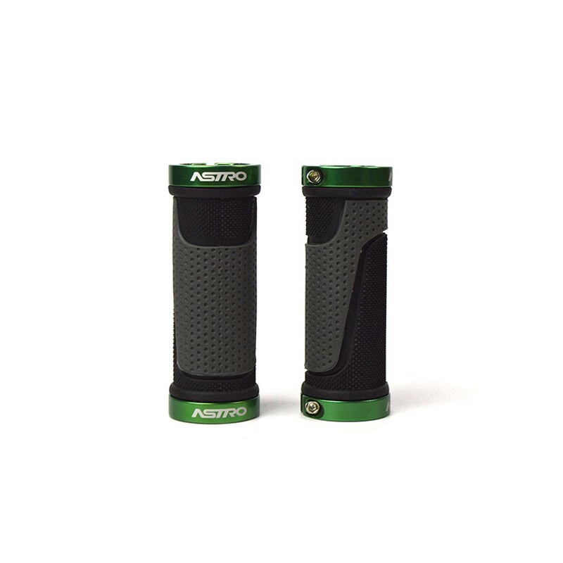 Punho para guidão de bicicleta, punho macio de borracha para bicicleta de montanha, acessórios de bike bzt041, 90mm: GREEN