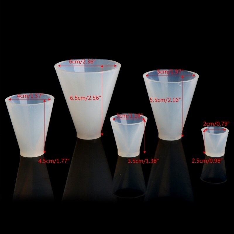 Triangular Pyramid Cone Mold Jewelry Making Tools Mold Pendant Silicone Resin Craft DIY Silicone Mold Candles