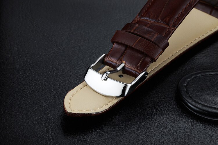 Eyki Brand Couple Tables Lovers Watch Formal Leather Strap Square Dial Waterproof Quartz Watch Women Clock Wrist Watches For Men