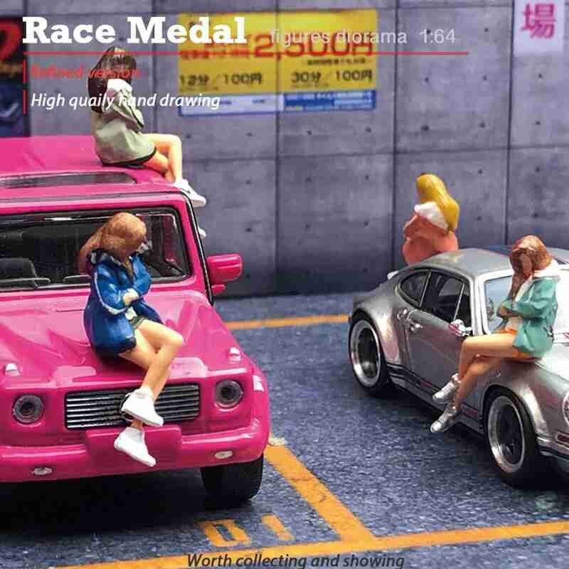 1pc Model lalki makro 1:64 wysokiej jakości modne ubrania dziewczyny lalki precyzyjne ręcznie robione lalki wykwintne i piękne