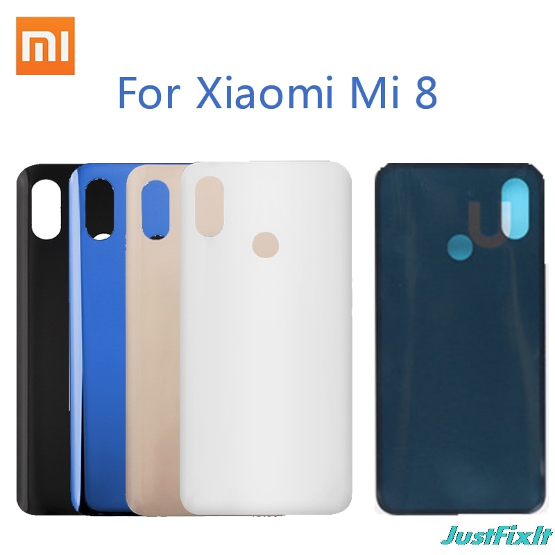 Originele Batterij Cover Voor Xiao Mi Mi 8 Back Glass Cover Back Door Vervanging Voor Mi 8 Batterij Cover Case, achter Behuizing Cover