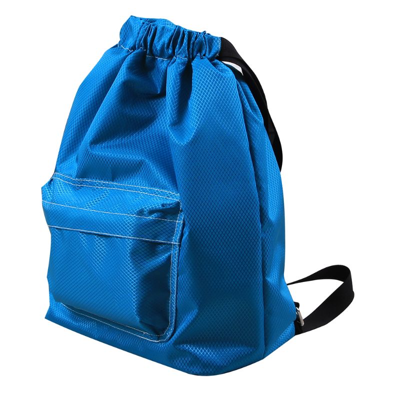Swimming WaterProof Wet and Dry Separation Cord Backpack women's casual Drawstring Beach bag