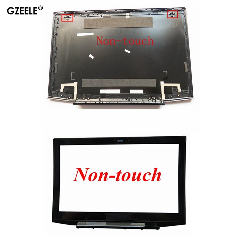 GZEELE FOR Lenovo Y50 Y50-70 Lcd Rear Lid Top Case Back Cover 15.6&quot; AM14R000400 Non Touch Lcd Front Bezel Cover