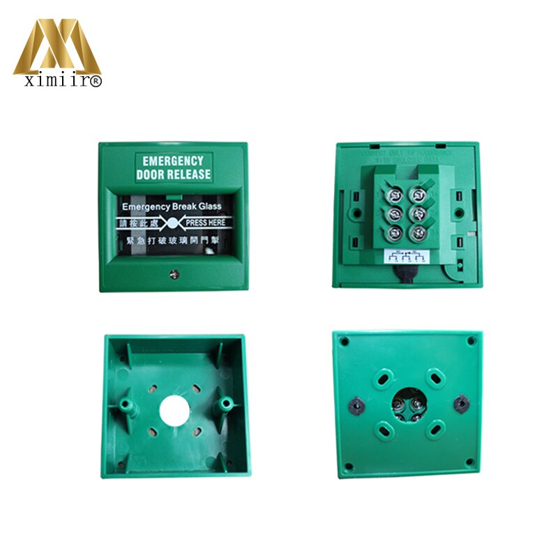 Emergency switch exit button door release glass break alarm button for access control system E20C
