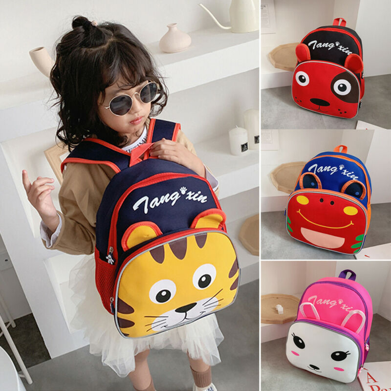 Cute toddler kid girl school bag cartoon animal mini backpack nylon baby kindergarten backpack