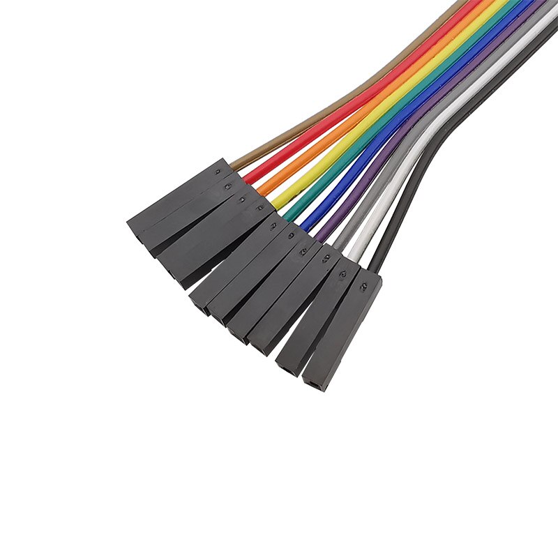 6Pcs/lot 6 Colors Test Hooks Clip Logic Analyzer Cable Jumper Wire Gripper Probe Testing Accessories Test Leads Hook 20/30CM