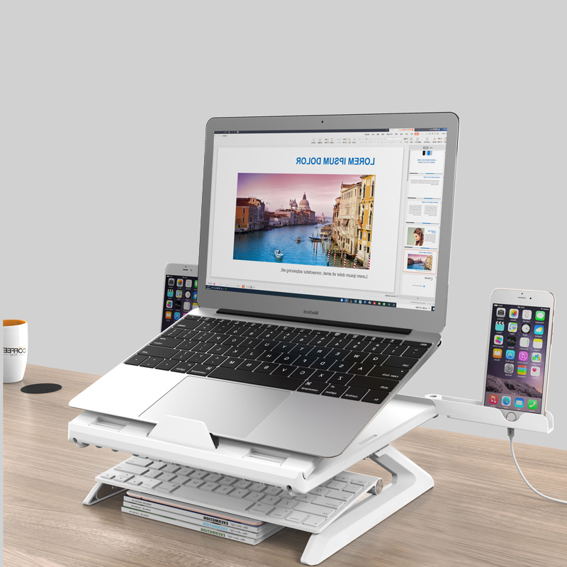Laptopständer für macbook pro air 15 13 notebook-unterstützung pc tragbarer computer tablet-ständer telefonhalterung laptophalter für xiaomi