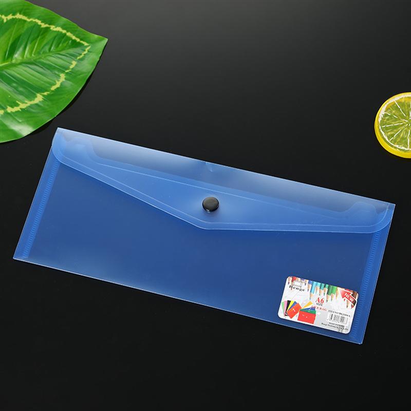 6 Pcs Document Map Duurzaam Envelop Map Plastic Mappen A4 Document Map Voor School Office